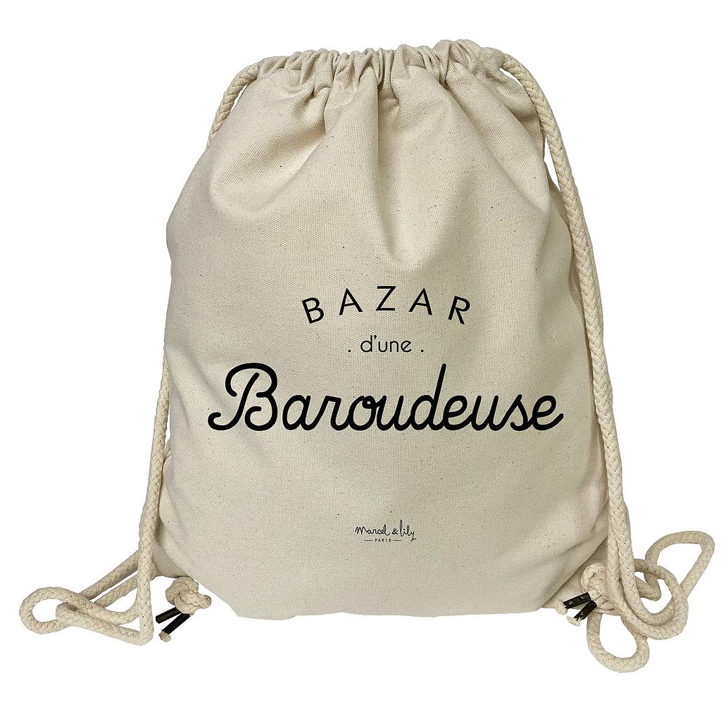 grand sac a dos  "Bazar d'une Baroudeuse"