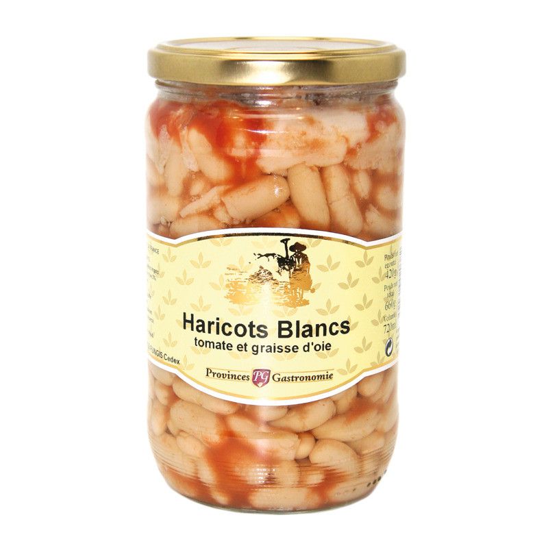 Haricots blancs tomate et graisse d'oie - 660g