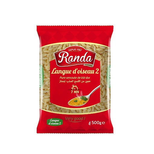 Langue d'oiseau 2 - 500 gr (Randa)