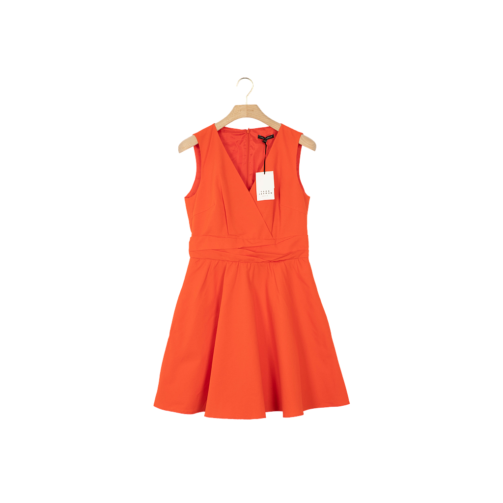 L'Exception/TARA JARMON/F/Robe/Orange/M/Coton