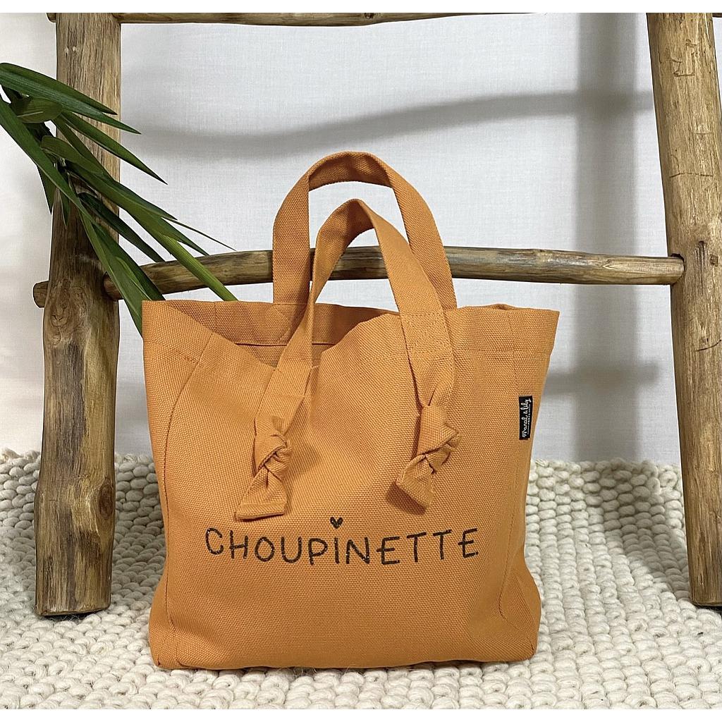 Mini Cabas orange confite "Choupinette"