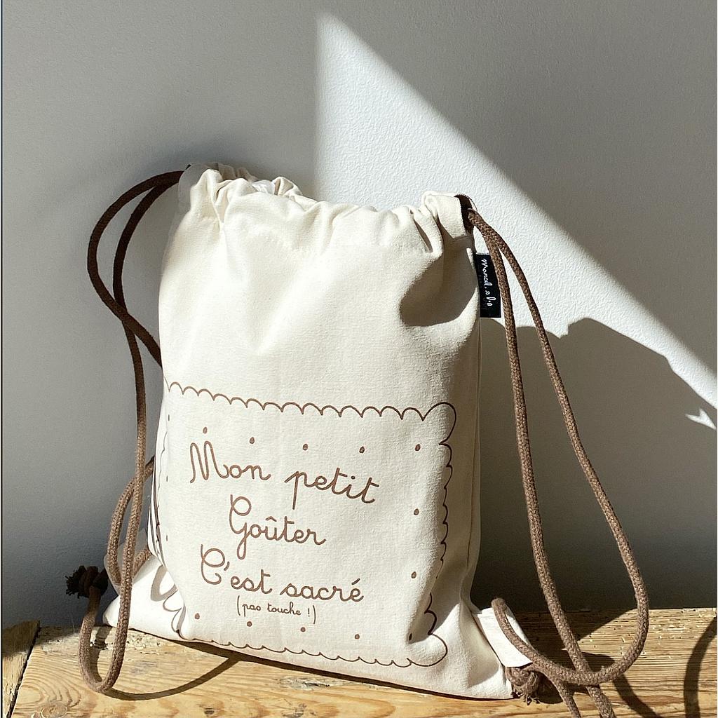 Sac à dos " Mon  petit goûter "