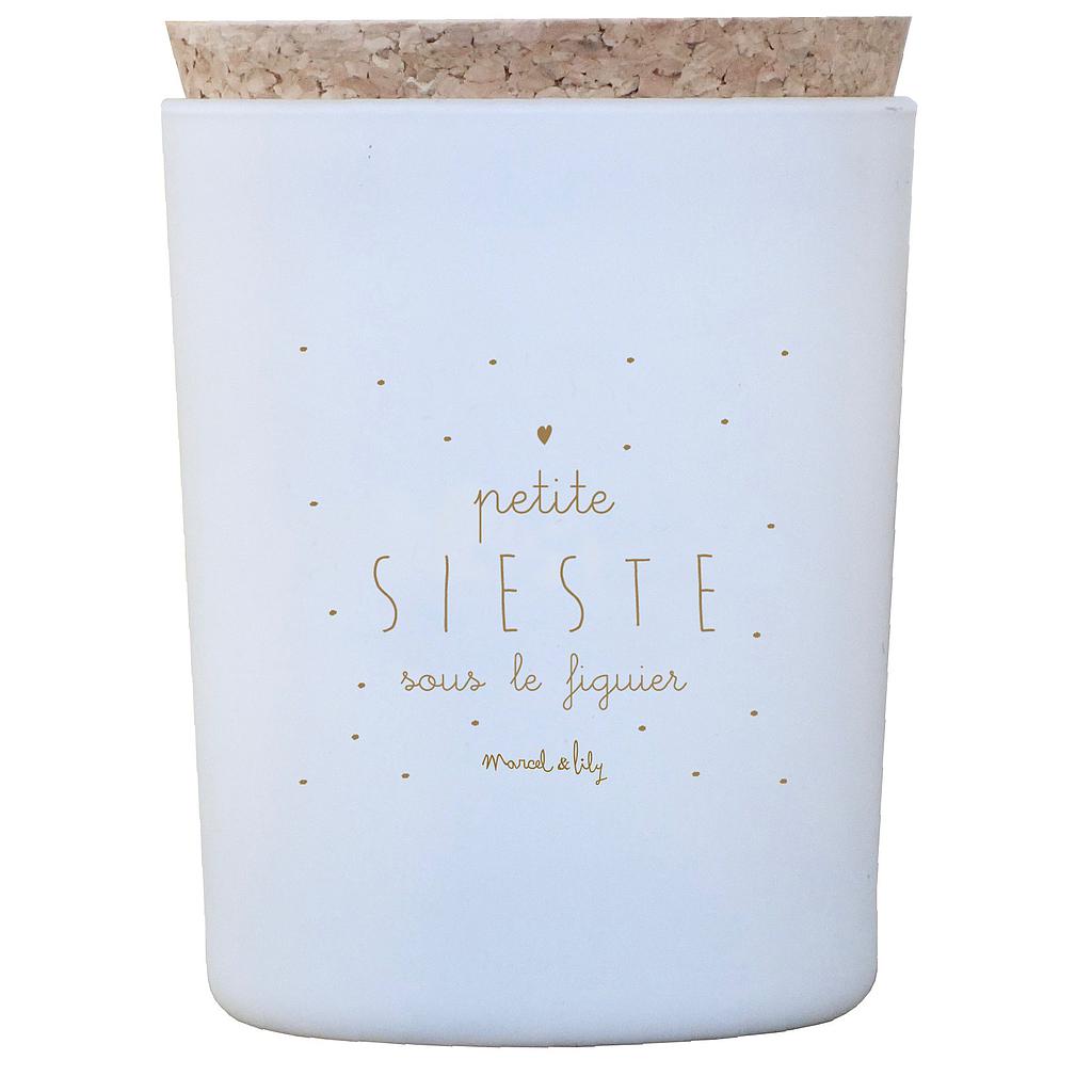 Bougie  végétale "Petite sieste sous le figuier" - Figue