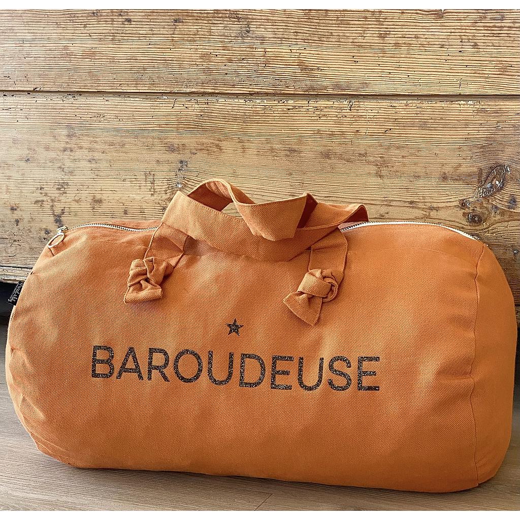 Sac Polochon -orange confite - Baroudeuse