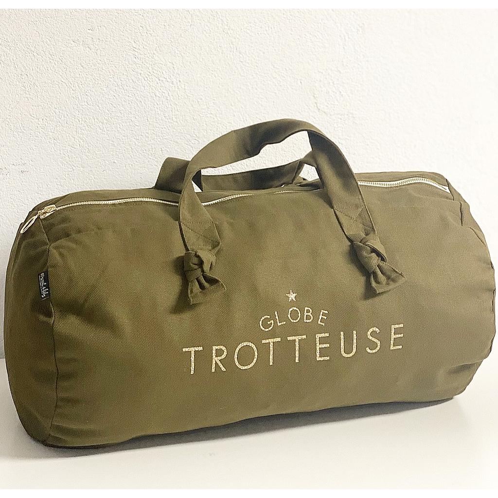 Sac Polochon kaki - Globe Trotteuse