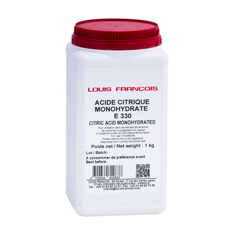 Acide citrique en poudre E330 - 1kg