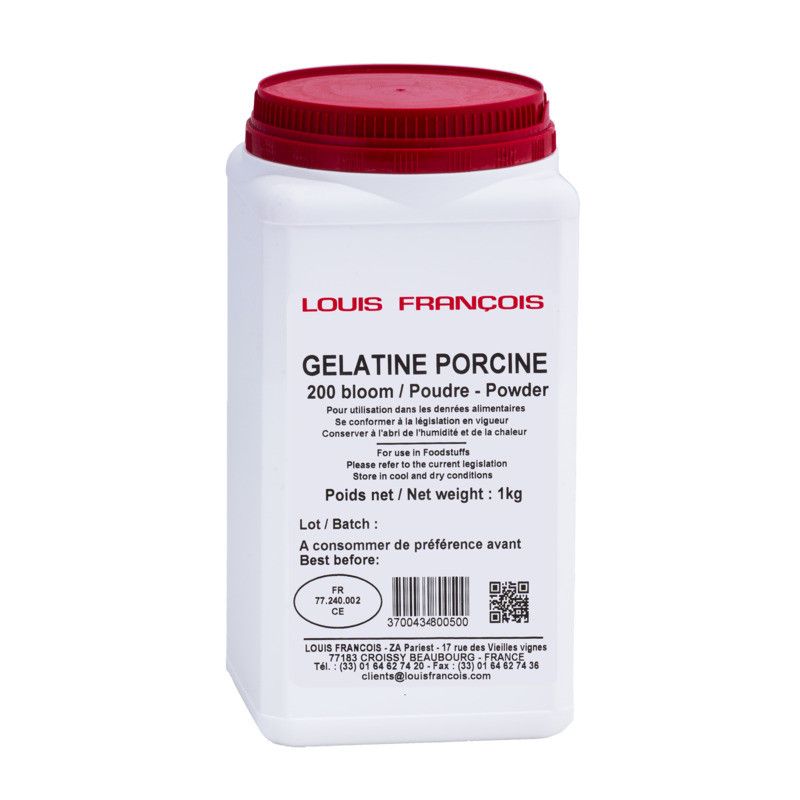 Gélatine en poudre 200 Bloom - 1kg