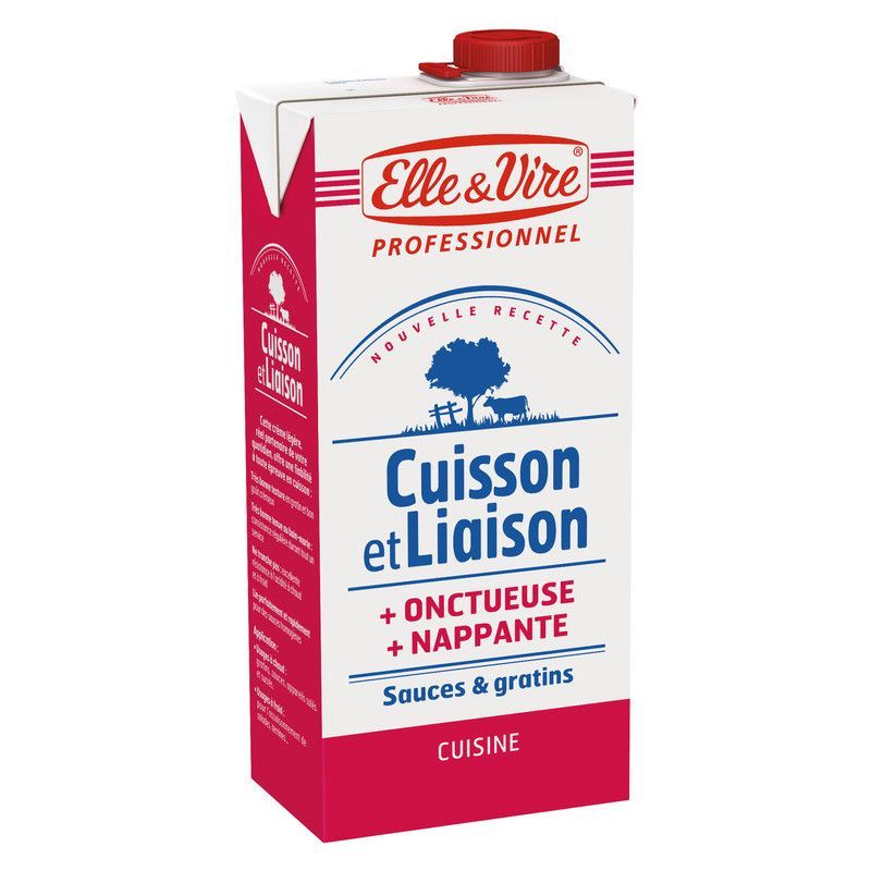 Crème légère cuisson et liaison 12% - 1L