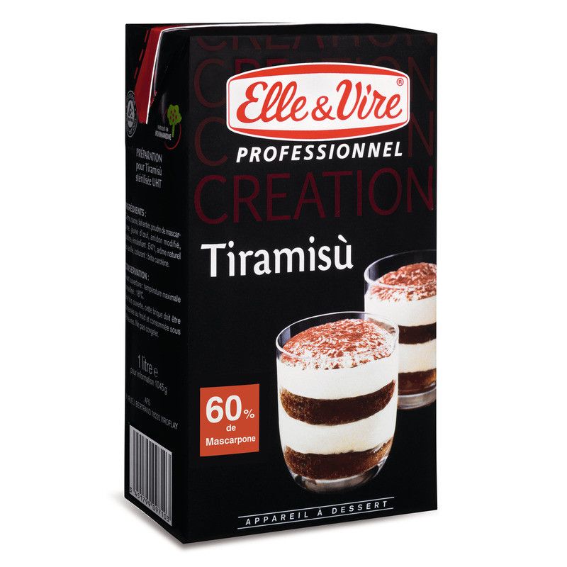 Appareil à dessert pour tiramisu - 1L