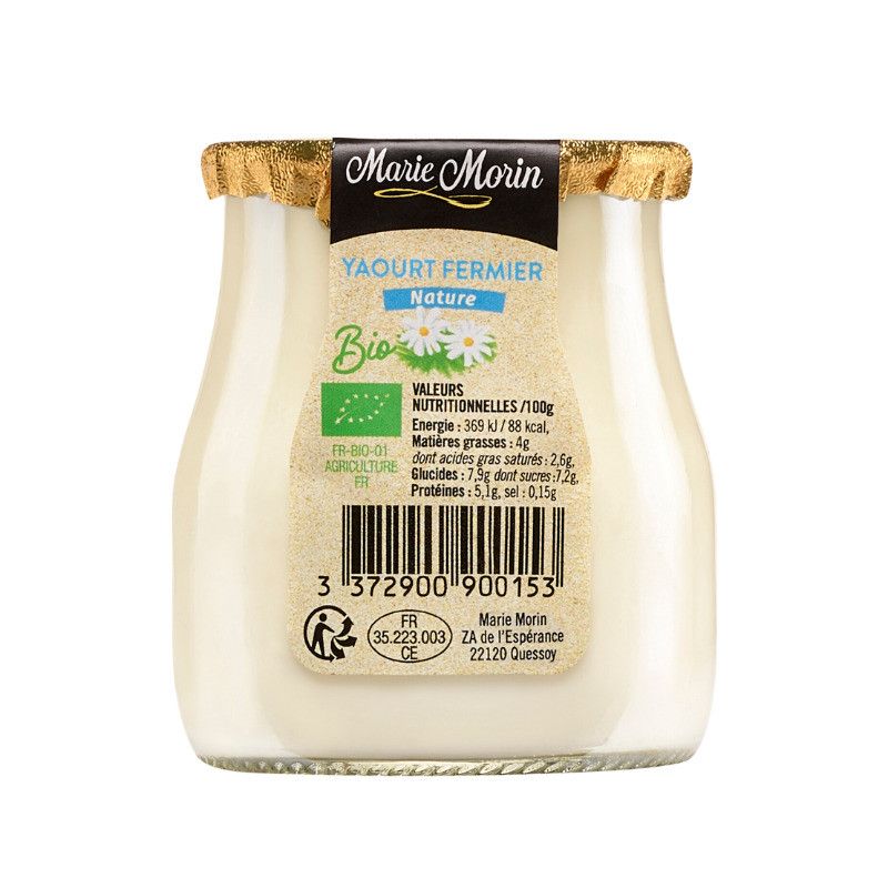 Yaourt fermier nature BIO - 140g