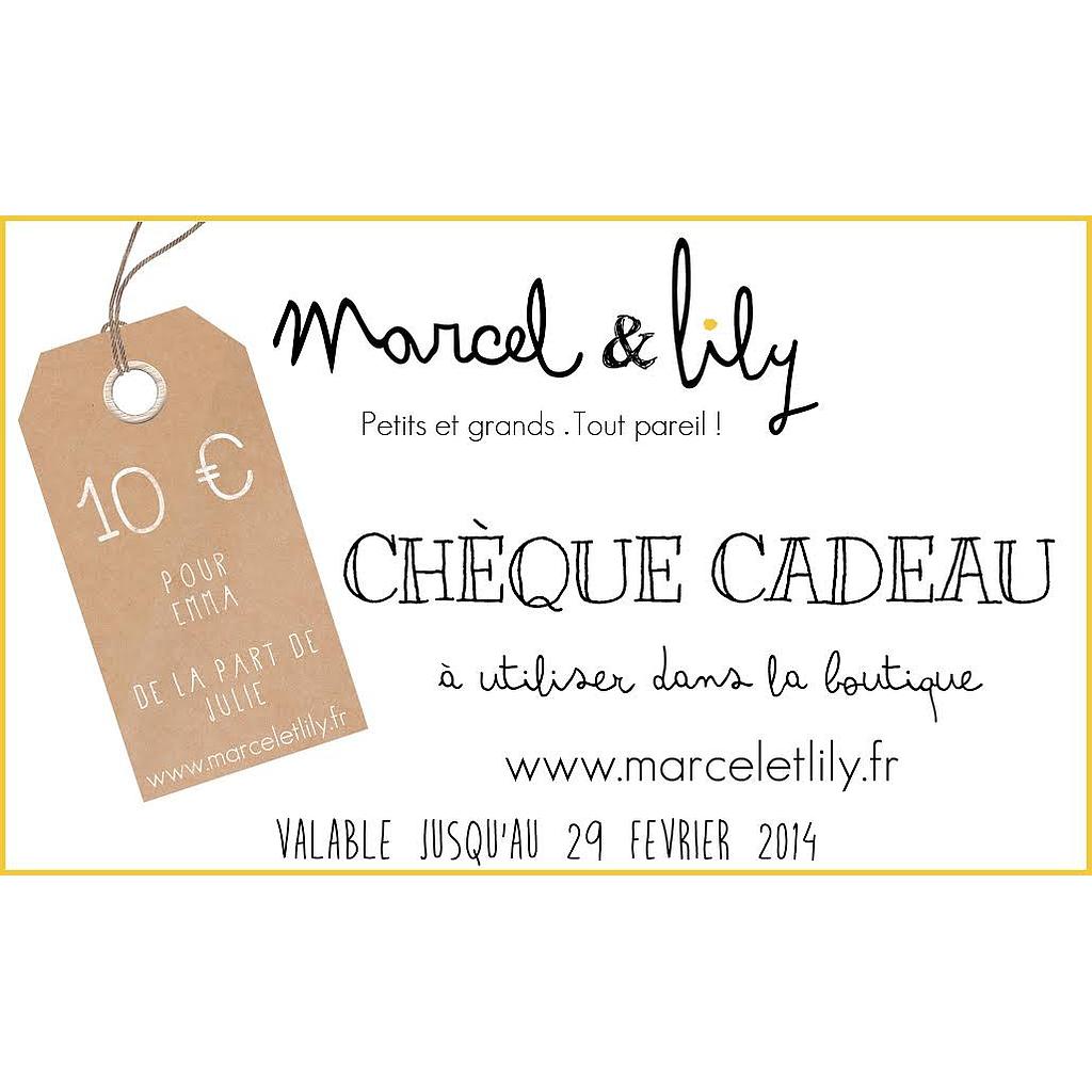 Chèques cadeaux