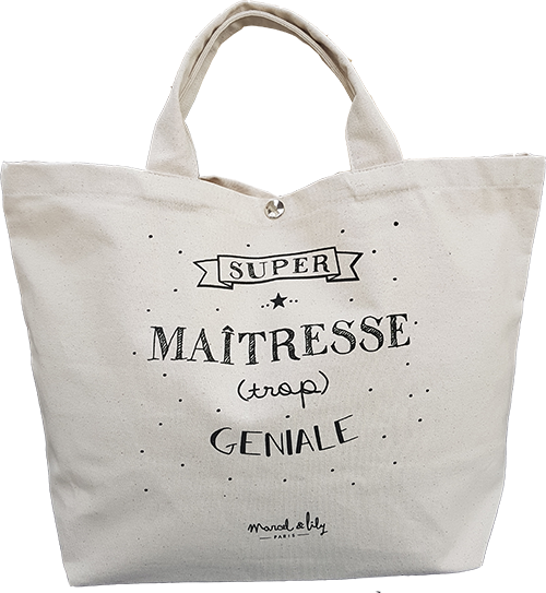 Mon p'tit cabas "Maîtresse"