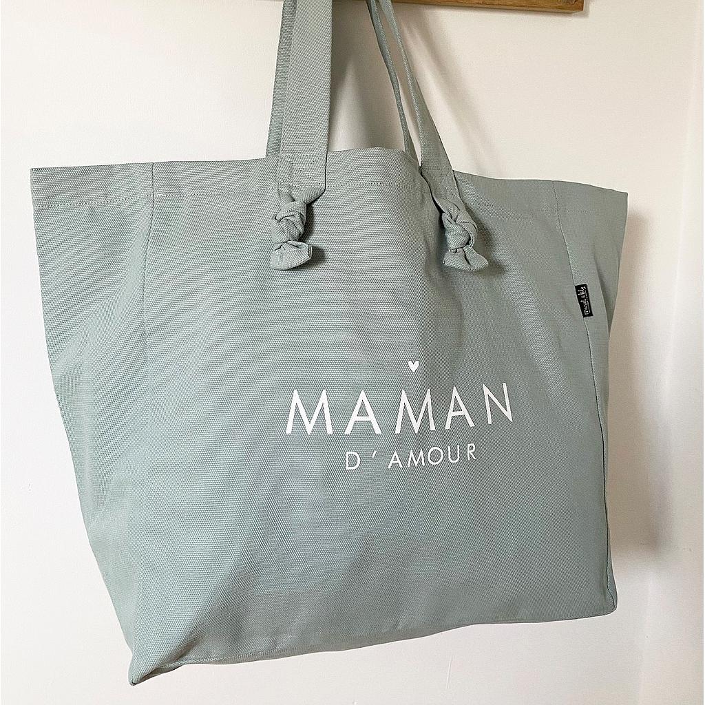 Cabas Lily - Bleu Caraïbe - Maman d'amour