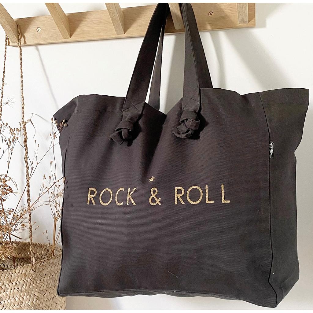 Cabas Lily- noir Pepper "Rock and Roll"