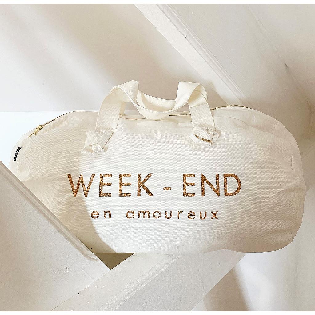 Sac Polochon - Milk - Week-end en amoureux