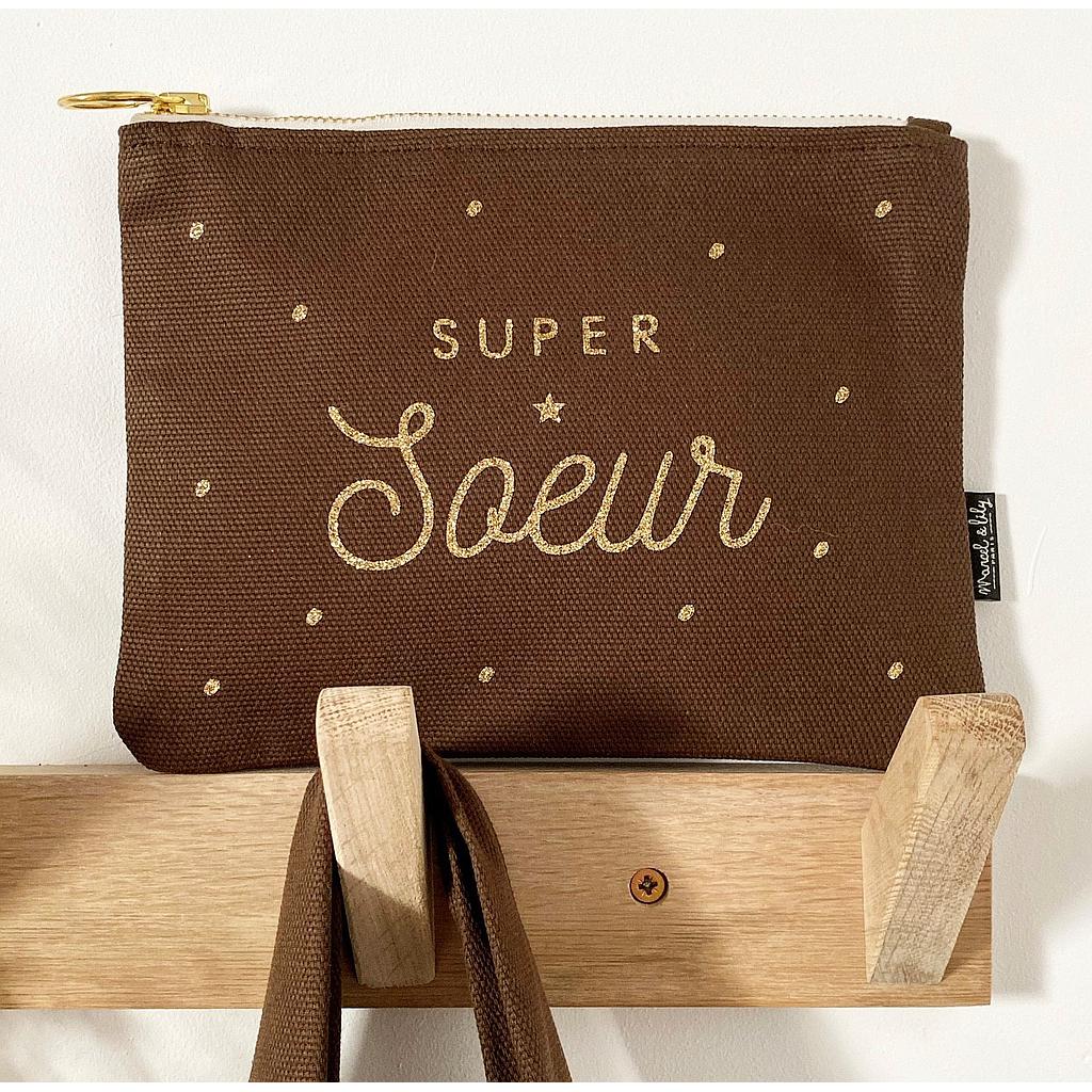 Trousse Chocolat"Super Soeur"