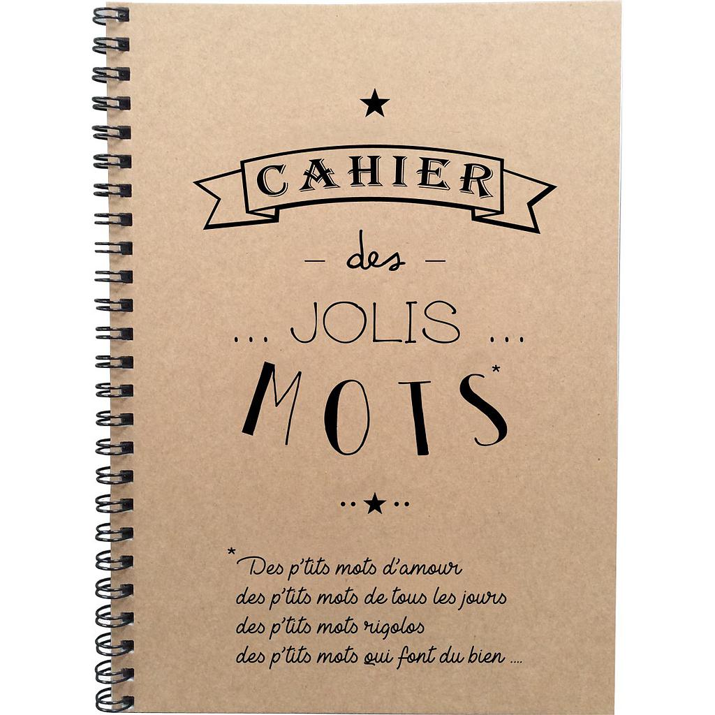 Cahier "Cahier des jolis Mots"