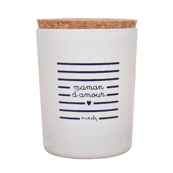 Bougie-Collection Capsule "Maman d'amour"- senteur embrun