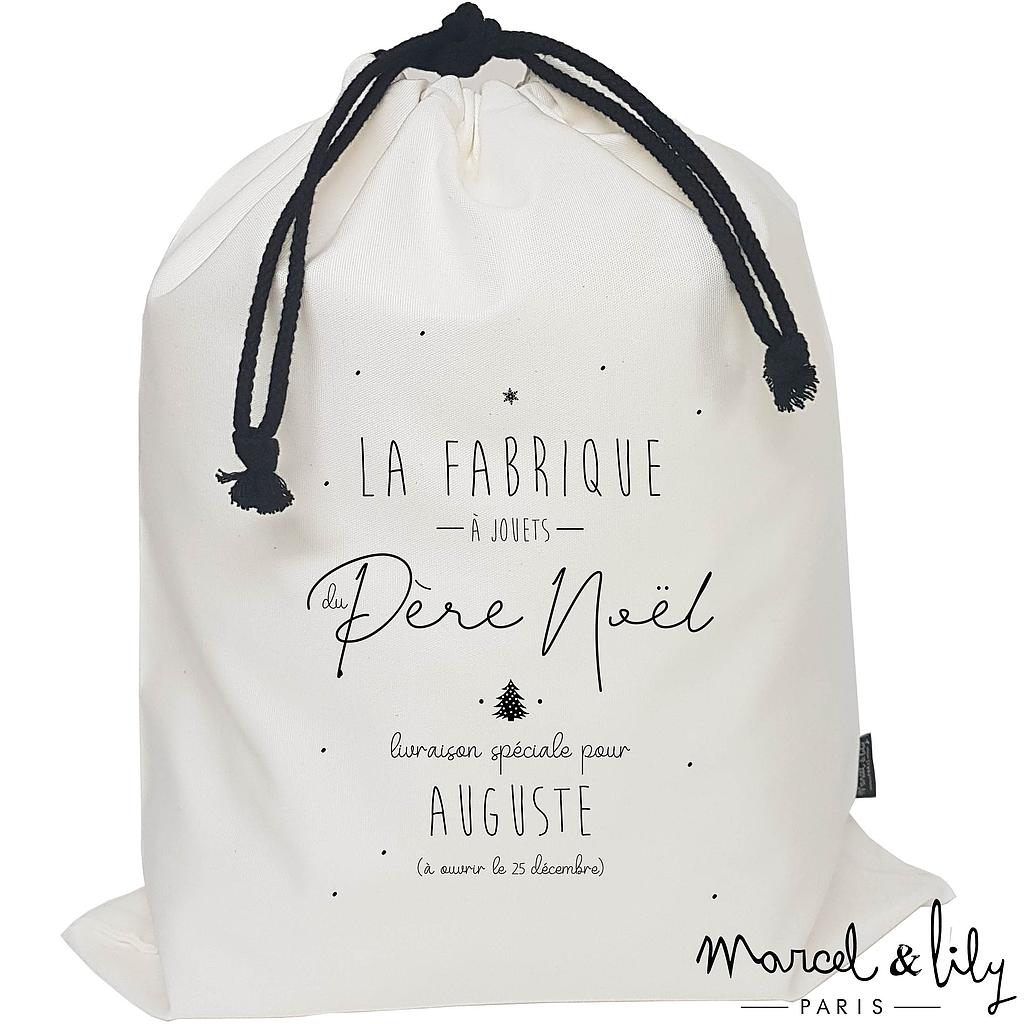 Baluchon Personnalisable " Fabrique à jouets"