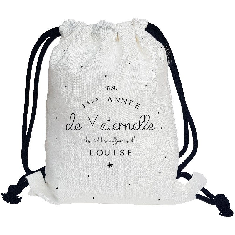 Sac à dos personnalisable " Ma première année de maternelle "