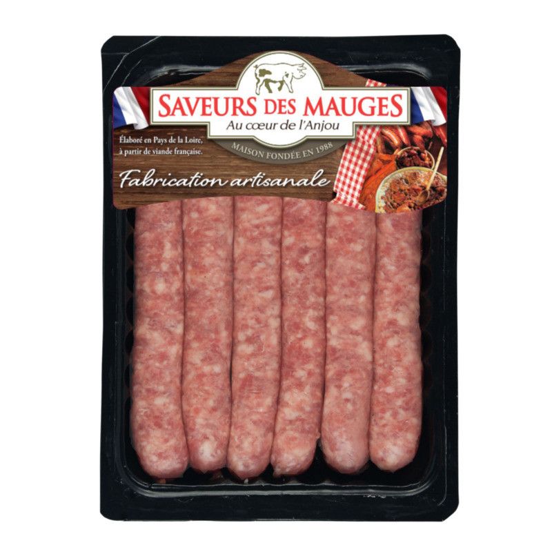Chipolata artisanale nature x6 - 300g