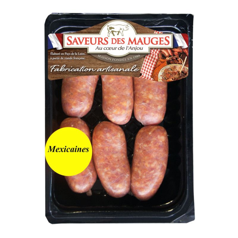 Saucisse artisanale à la mexicaine x6 - 300g