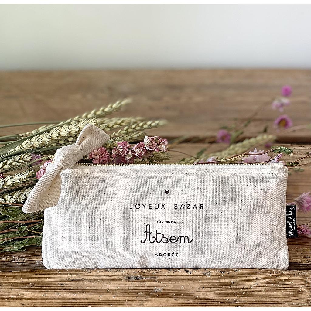 Trousse écru " ATSEM"