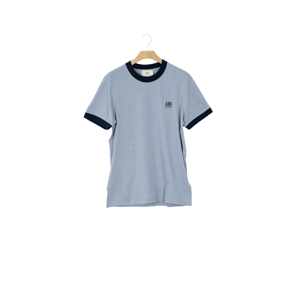 L'Exception/AMI Alexandre Mattiussi/H/T-Shirt/Bleu clair/XL/Coton