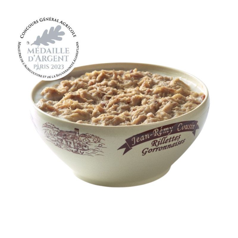 Rillettes pur porc "Gorronnaises" - 500g