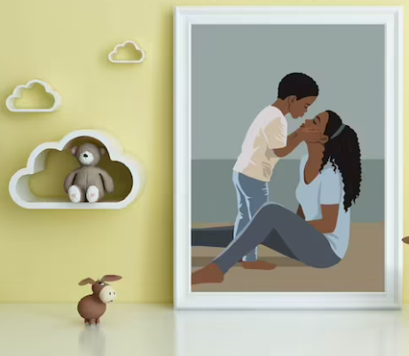Poster :  Maman et son fils