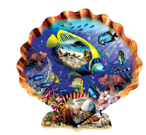 Puzzle en bois : Mon magnifique Coquillage