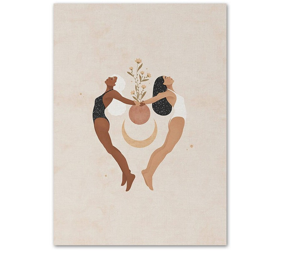 Toile : Féminin sacrée