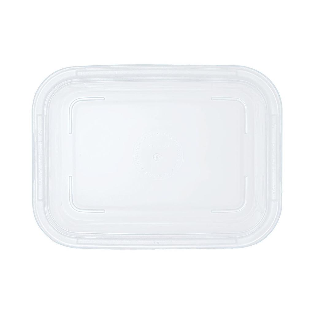 COUVERCLE RECT BOITE 38 FOOD BOX BLANC