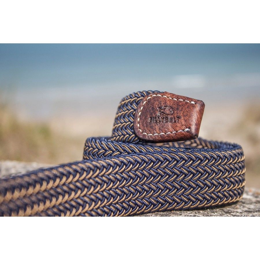 tressée Marine &amp; Havane