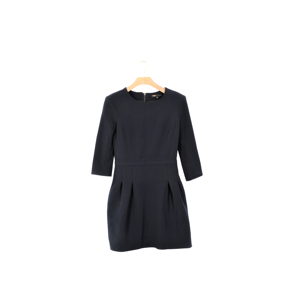 L'Exception/MAJE/F/Robe/Bleu marine/S/Polyester