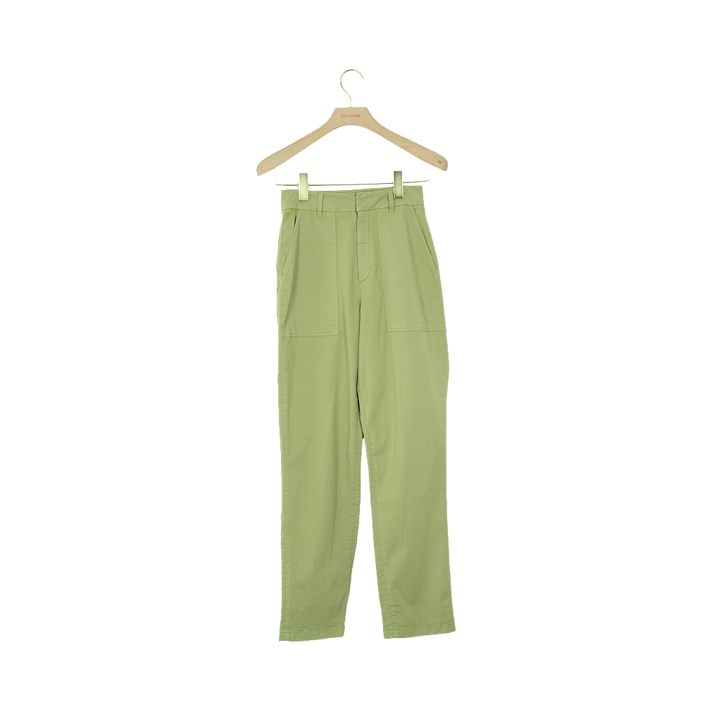 L'Exception/REIKO/F/Pantalon/Vert clair/W24/Coton