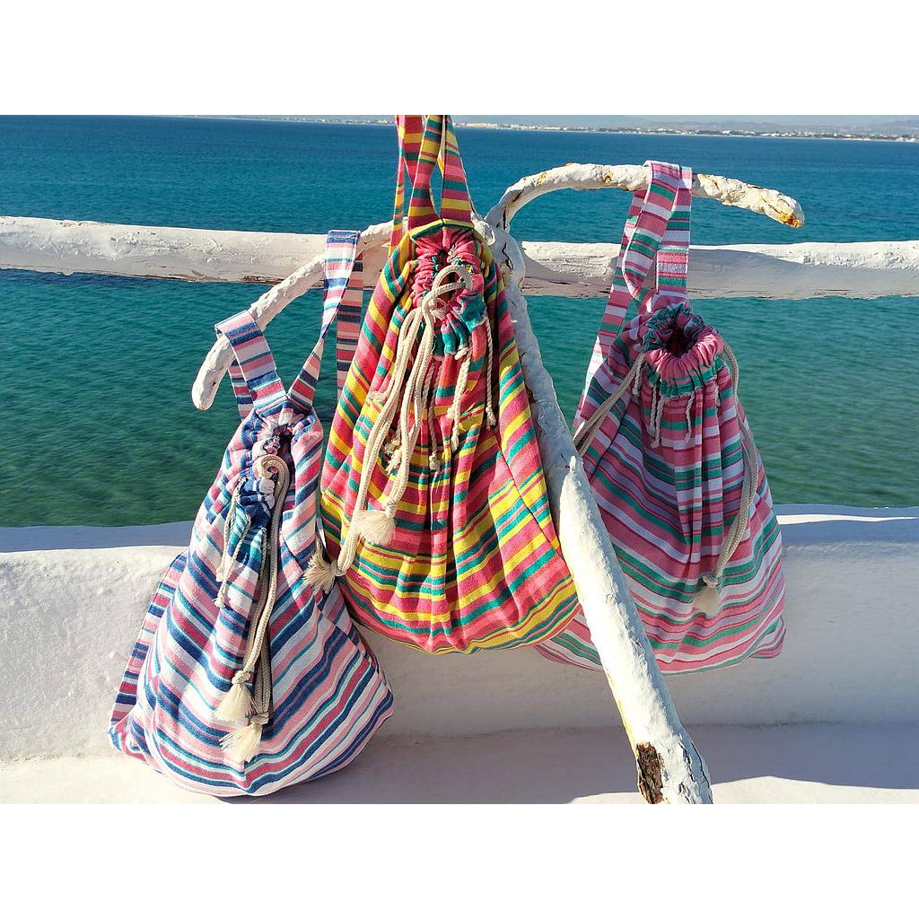 Beach bag &amp; towel combo 2-in-1 HAWAII - Orange-rose