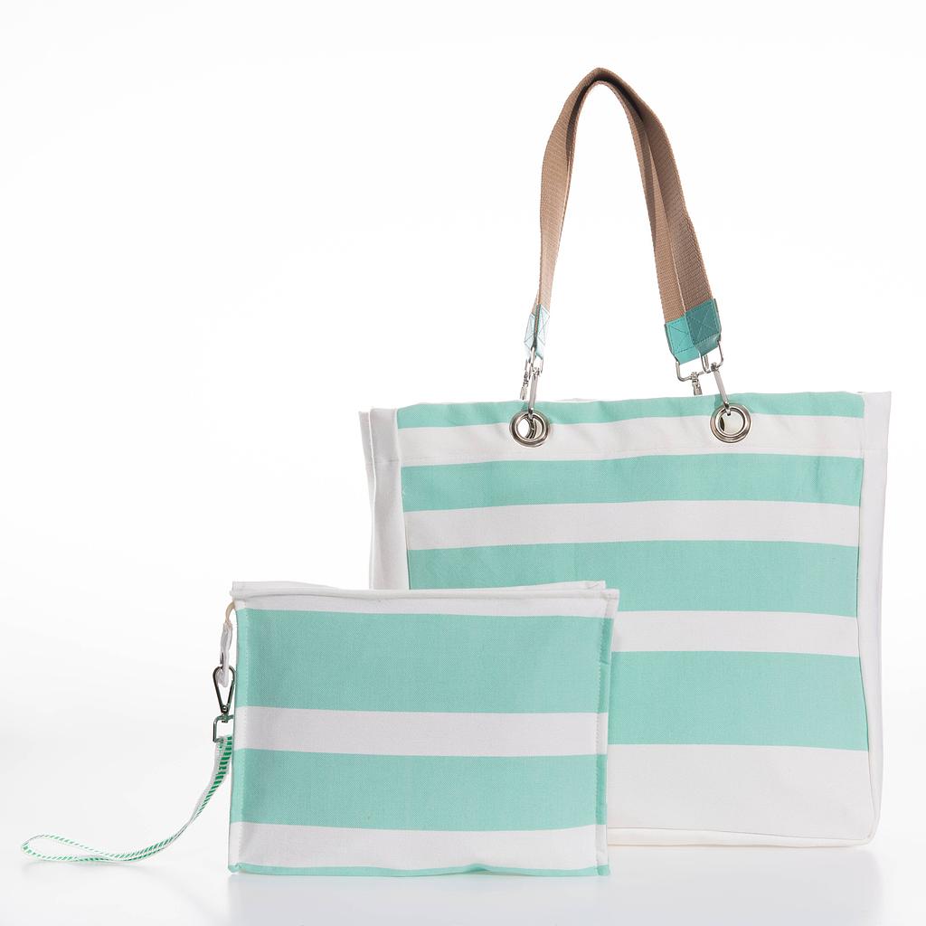 Sac de plage + pochette, Pack SAINT TROPEZ