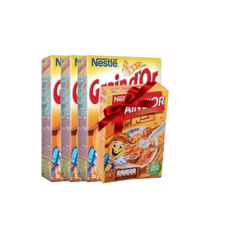 X3 GRAIN D'OR MIEL 600 GR + 300 GR GRATUIT