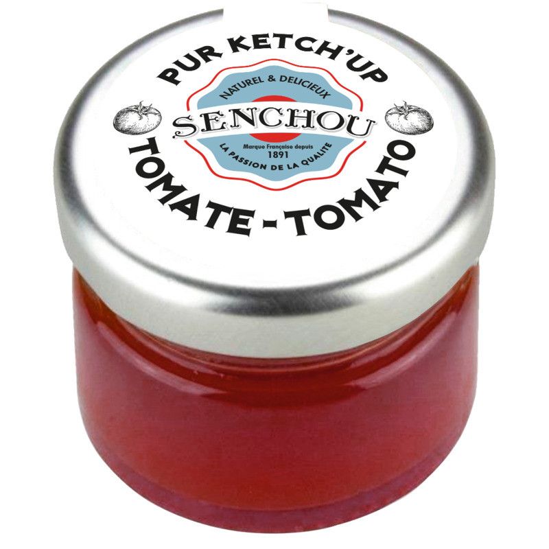 Mini pot - Ketchup tomates mijotées - 60x28g