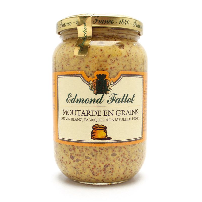 Moutarde en grains au vin blanc - 380g