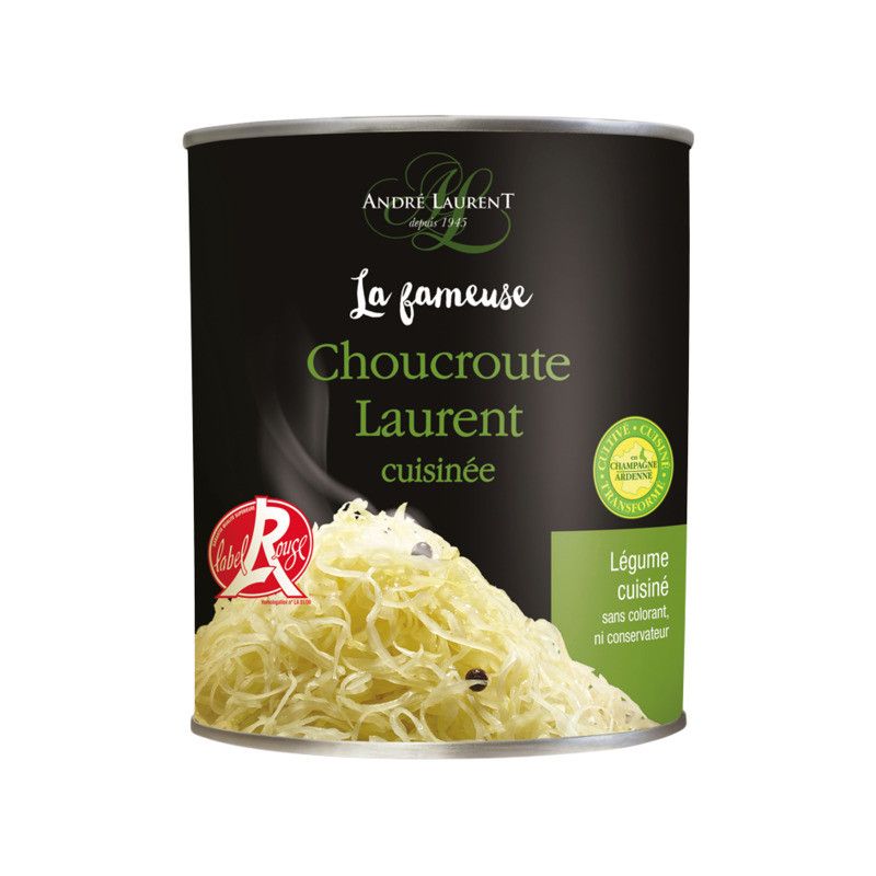 Choucroute cuisinée - Label Rouge - 810g