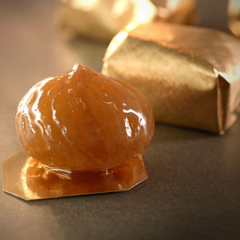 Marrons glacés entiers enveloppés Or x12 - 270g