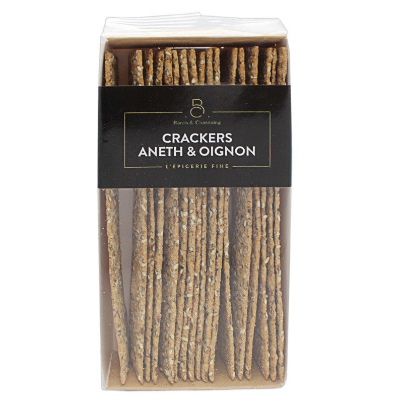 Crackers longs aneth et oignon - 130g