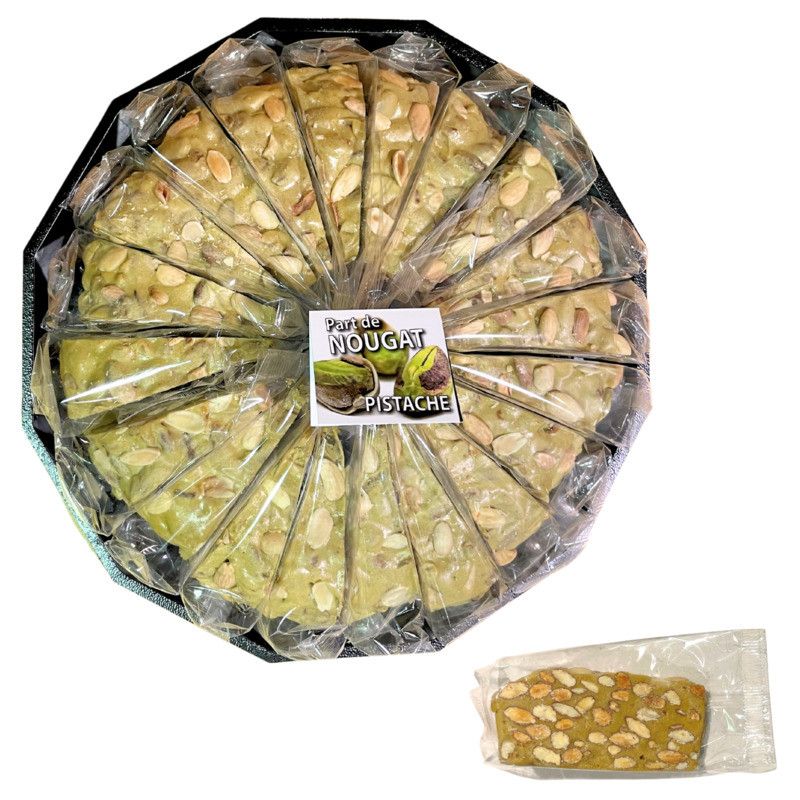Nougat pistache - une part - 110g