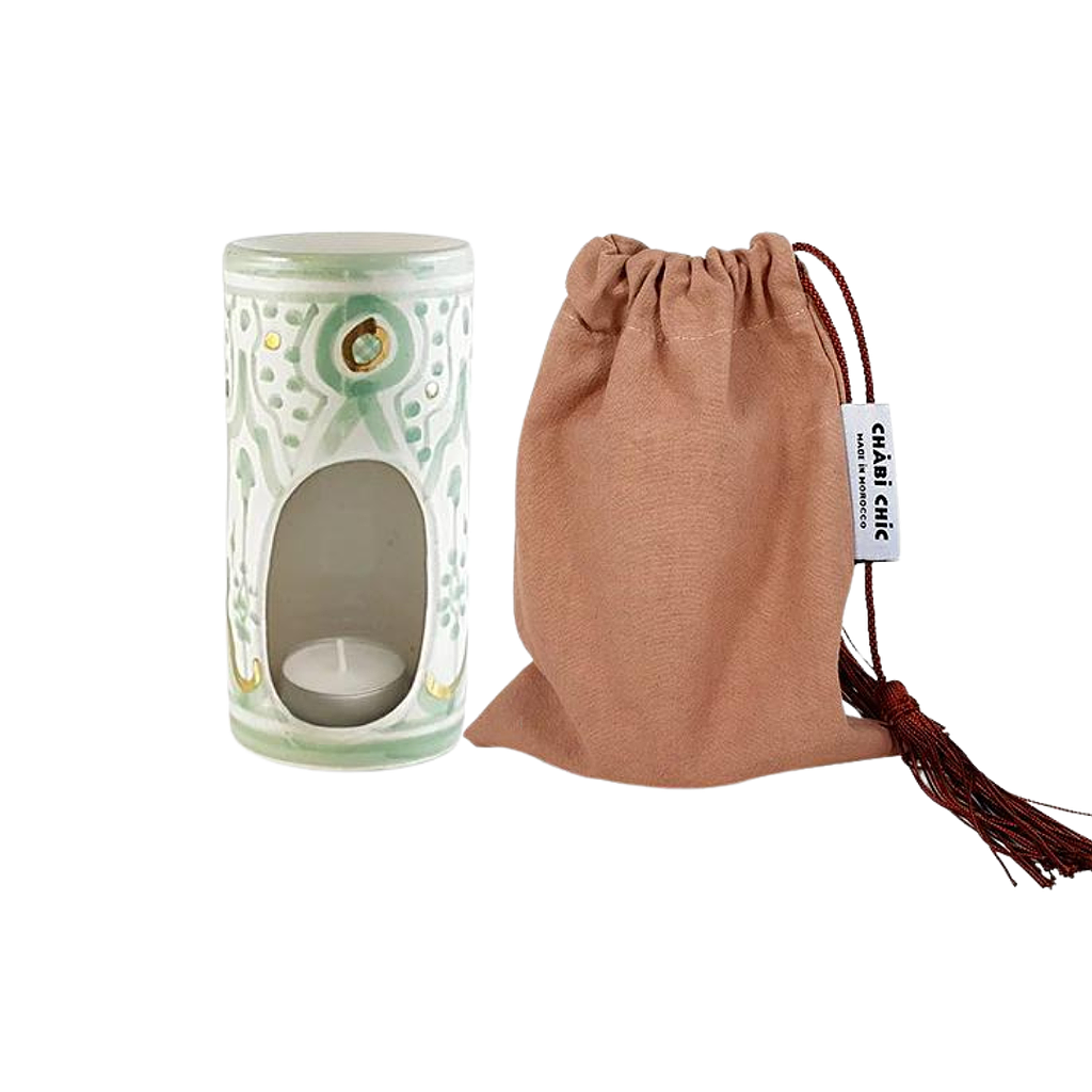 Diffuseur de parfum céramique mint gold