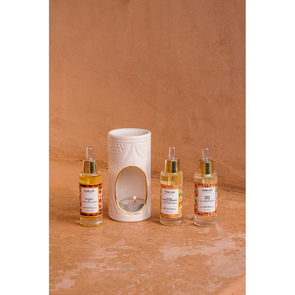 Diffuseur du parfum Empreinte blanc gold