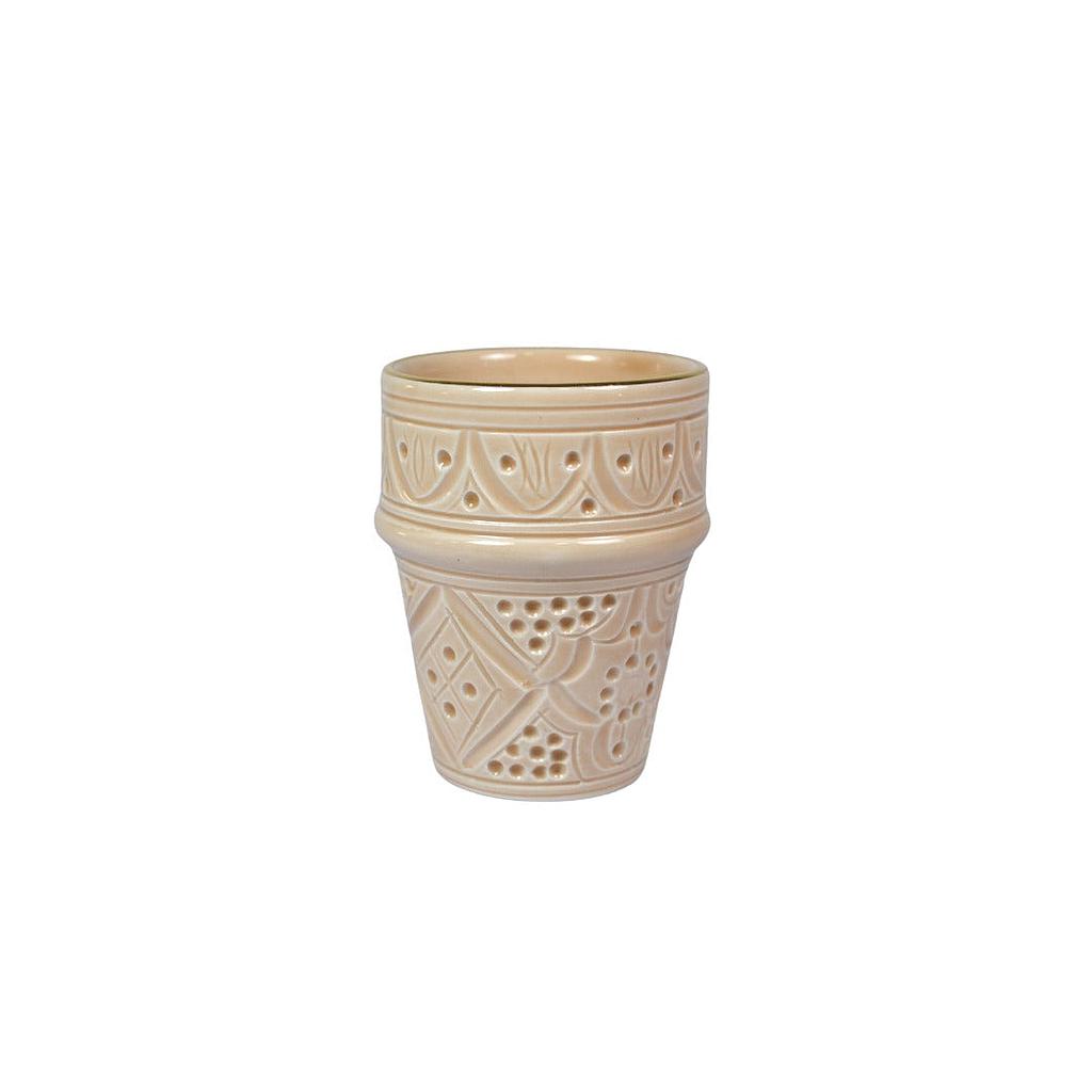 Moyenne tasse beldi Empreinte sahara gold