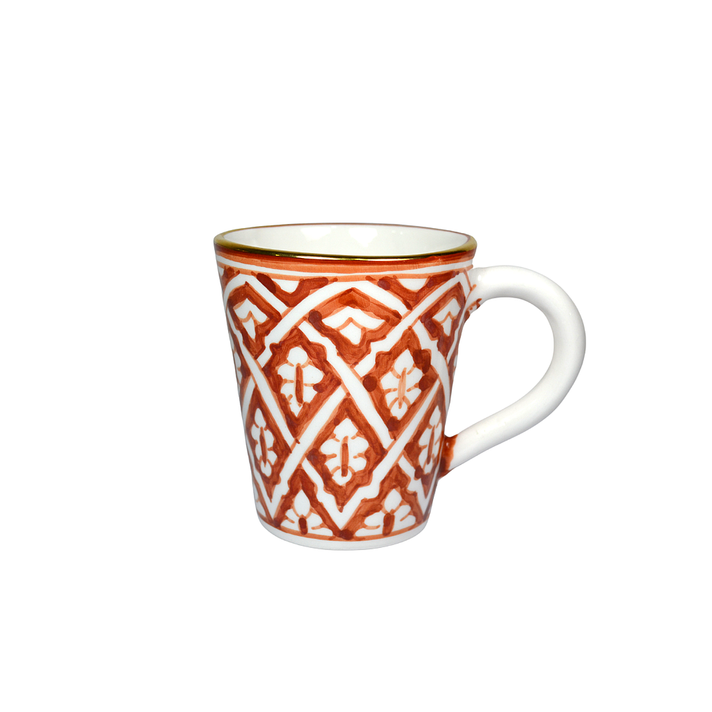 Mug Fassia marsala gold