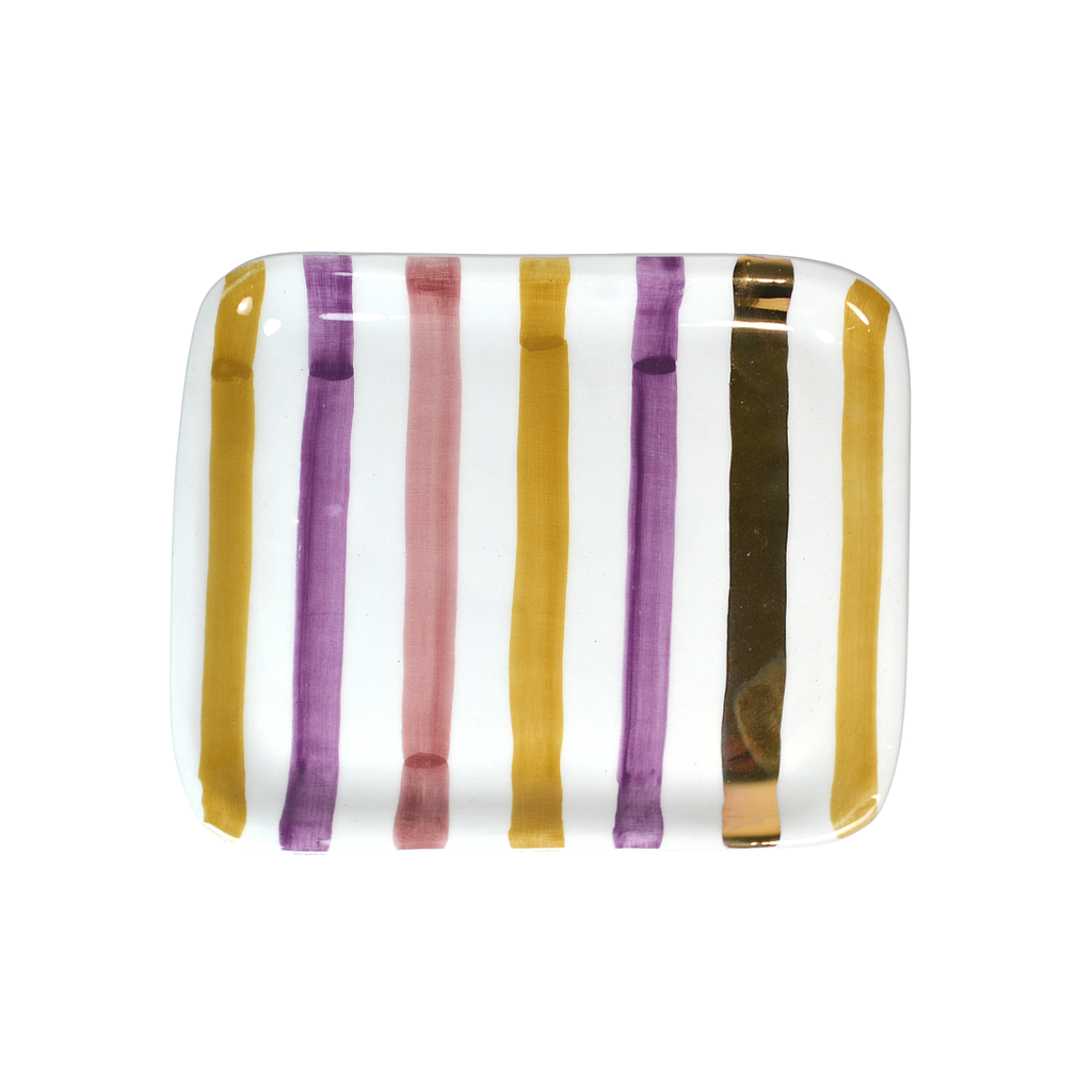 Petit plateau Ourika lilas paille gold